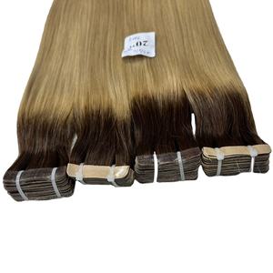 Extensiones de Cabello Humano con Cinta Adhesiva Normal, Color Ombre 3/12C, Venta al por Mayor de Fábrica, Extensiones de Cabello Humano con Cinta Adhesiva Normal - Product Image 1