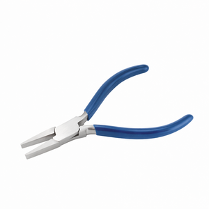 Pince à bec plat en acier inoxydable pour la fabrication de bijoux, mâchoire lisse, outil artisanal de précision - Product Image 1