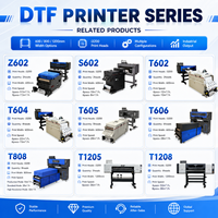 Imprimante DTF 60 cm avec encre blanche, 2 têtes, 4 têtes, I3200, film PET pour transfert thermique, machine d'impression sur t-shirt