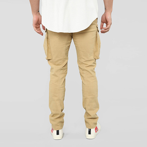Pakistán 2025 producto precio bajo hombres Cargo pantalón cordón adjunto Top elegante alta calidad moda desgaste hombres Cargo Pantalones - Product Image 2