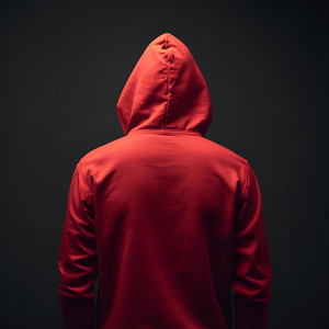 Sudadera con capucha de algodón rojo Sudadera de lana suave con ajuste cómodo y opciones de etiqueta privada OEM/ODM - Product Image 2