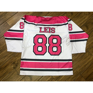 Maillot de hockey sur glace sublimé de haute qualité - 100% polyester respirant, séchage rapide, léger, couleurs et logos personnalisés, vêtements d'équipe, sport - Product Image 4