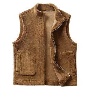 Nouveau gilet matelassé sur mesure pour homme, coupe ajustée, vêtements d'extérieur d'hiver, service OEM, style streetwear, cuir véritable - Product Image 2