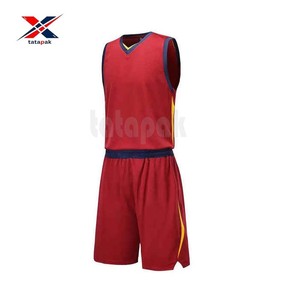 Tissu d'uniforme de basket-ball personnalisé en gros nouveau look ensemble de vêtements d'équipe en matériau de sublimation respirant pour rendre votre équipe fière - Product Image 1