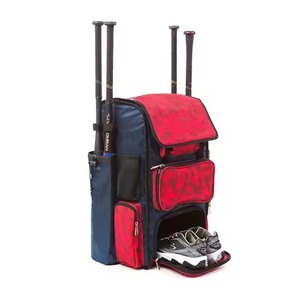 Mujeres Softball T-ball Equipo Mochila Béisbol Camo Bat Mochila Con Logo - Product Image 2