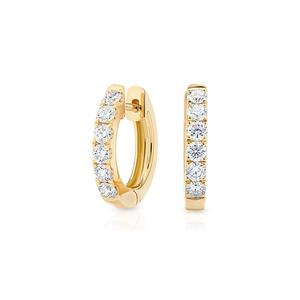 Boucles d'oreilles en diamant solide 10K de laboratoire, prix de gros, coupe ronde brillante, certifiées IGI, VVS2, couleur E, fournisseur de bijoux fins - Product Image 4