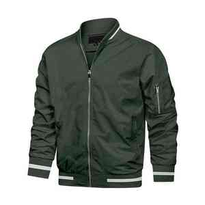 2025 vestes de baseball unies en gros boutonnées logo personnalisé imprimé collège noir vestes pour hommes veste d'université - Product Image 1