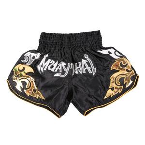 Pantalones cortos de Kickboxing Muay Thai de poliéster 100% personalizados de primera calidad y duraderos, ropa de lucha cómoda para hombres - Product Image 1