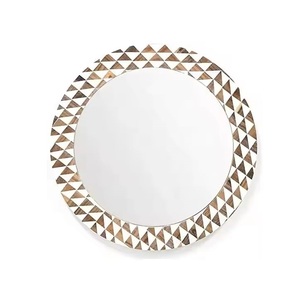 Espejo de pared con incrustaciones de resina artesanal al por mayor, pieza decorativa moderna de primera calidad para diseñadores de interiores - Product Image 1