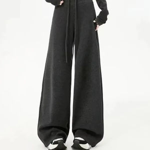 Pantalons de yoga pour femmes, taille haute, mi-taille, jambes larges, pantalons de sport pour activités de plein air, pilates, gym, course à pied - Product Image 1