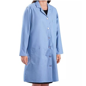 Uniformes de médecin unisexes personnalisés en toile respirante blouse de laboratoire tricotée pour femmes avec logo hiver été OEM vente en gros - Product Image 1