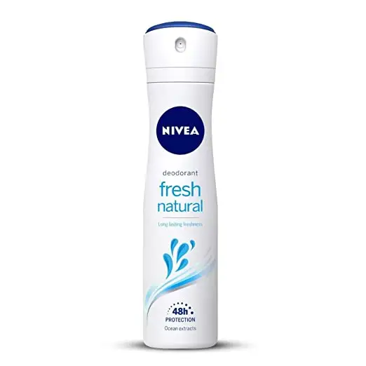 مزيل العرق الطبيعي الطازج من Nivea للنساء من أجل نضارة الأنثى تدوم طويلاً مع خلاصة المحيط