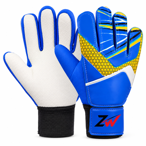 Guantes de portero Sportout con protección para los dedos, guantes de fútbol transpirables, un par de guantes de portero profesionales - Product Image 1