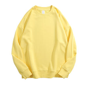 เสื้อกันหนาวคอกลมแฟชั่นฤดูใบไม้ผลิและฤดูใบไม้ร่วง2025สเวตเตอร์แบบสวมหัวหลากสีรุ่น380g เสื้อมีฮู้ดสำหรับผู้ชาย - Product Image 4