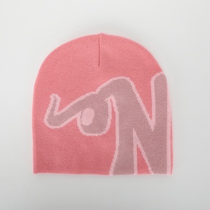 Sombreros de punto a rayas lisas para invierno, gorros con logotipo personalizado, gorros de lana de Cachemira Jacquard Skully para hombres y mujeres, fruta clásica, venta al por mayor - Product Image 4