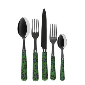 Cubiertos recubiertos de Color negro Cubiertos de acero inoxidable Ideal para cocina Mesa Café Hogar UseMetal Diseñador Mango Juego de 4 piezas - Product Image 5