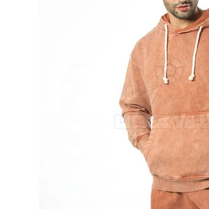 Logo personnalisable XXL Tech Fleece Jogger Set-Pull à capuche en coton Acid Wash Survêtement Casual Winter Plus Size Privé Solid - Product Image 6