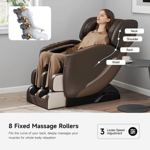 Fauteuil de massage avec rouleau pour les pieds, design zéro gravité, gain de place, moderne, de haute qualité, confortable, fauteuil de massage de haute qualité - Product Image 2