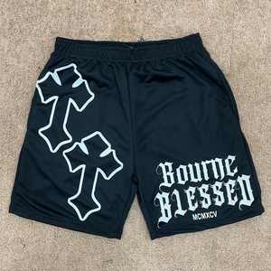 Shorts décontractés pour hommes personnalisés, 100% polyester, uni, à lacets, longueur genou, anti-froissement, séchage rapide, respirant, taille élastique, style urbain - Product Image 4