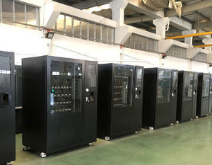 Máy bán hàng tự động ngoài trời giá rẻ có đầu đọc thẻ và khe nhận tiền xu, bán sẵn hàng, dành cho đồ ăn nhẹ và đồ uống - Product Image 1