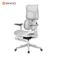 Chaises de bureau SIHOO S50 en maille, accoudoirs 4D, hauteur réglable, soutien lombaire, Sillas De Oficina