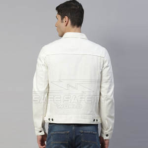 Chaqueta de Mezclilla de Invierno para Hombre, Personalizada, con Impresión Personalizada, de Alta Calidad, 100% Algodón Canvas, Superventas - Product Image 3