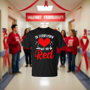 En febrero, usaremos camisetas rojas para concienciar sobre la enfermedad del corazón - Product Image 3