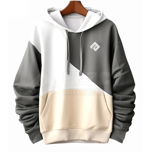 Hoodies surdimensionnés pour hommes en coton 100% coloré, hiver 2025, logo personnalisé, épais, lourds, haute qualité - Product Image 1