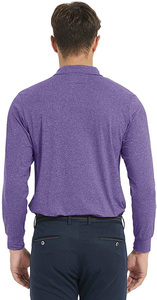 Camiseta de Golf Unisex 100% Algodón para Hombre, Personalizable, de Alta Calidad, 220gsm, Tejido de Punto, Manga Corta, Antiencogimiento, Antiarrugas, Color Sólido - Product Image 3