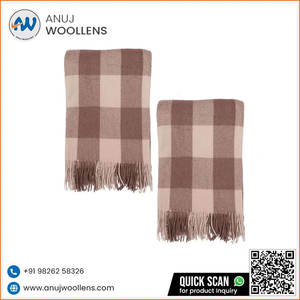 La manta de lana suave de lujo más vendida de Jacob tejida estilo mexicano del fabricante indio - Product Image 2