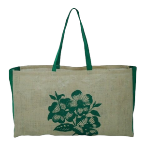 Sacs cadeaux d'épicerie en jute de haute qualité poignée en corde dos laminé impression de logo personnalisé taille moyenne options multicolores brutes - Product Image 6