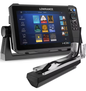 Nuevo transductor de montaje en popa HDS-9 Live CHIRP Broadband Active Imaging 3 en 1 con carta C-MAP Pro y sonda ultrasónica - Product Image 1