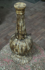 Lámpara LED E26 Moderna con Incrustaciones de Hueso Hecha a Mano, Iluminación de Mesa de Lujo para Hoteles, Villas y Hogares Tradebyd - Product Image 2