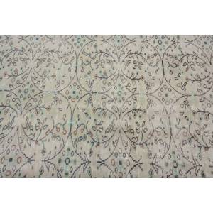 Vintage 4m grande surface tapis turc vert Beige classique Rectangle Patchwork Design laine matériel Latex pour chambre couloir utilisation - Product Image 5