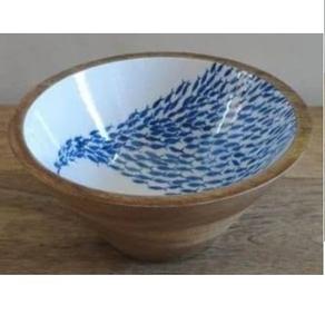 Nuevo Tazón para Servir Sopa con Acabado Esmaltado Brillante para el Hogar, Hotel o Restaurante, Tazón de Madera para Servir Sopa con Cuchara - Product Image 3