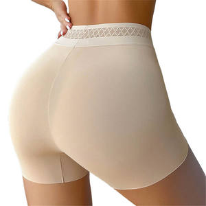 Pantalones cortos de yoga transpirables con control de vientre para levantamiento de glúteos moldeadores de cintura alta para entrenamiento físico, poliéster/LICRA sin costuras para mujer - Product Image 2