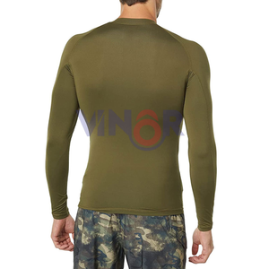 Customizable <b>MMA</b> <b>Rash</b> <b>Guard</b> for Men Slim Fit Long Sleeves O-Neck Breathable and Anti-UV Design Your Own Logo Price - Product Image 1