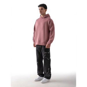 Sweat-shirt unisexe surdimensionné de qualité supérieure, en molleton épais, pull d'hiver, streetwear, logo personnalisé, OEM ODM, vente en gros de sweats-shirts - Product Image 5