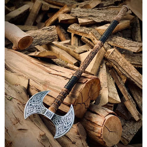 Hacha vikinga de dos cabezas 40 | Hecho a medida - Product Image 1