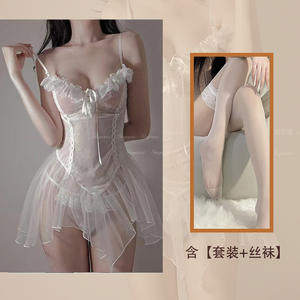 БДСМ Сексуальная сетчатая игрушка для женщин, горячие чулки без промежности, белье для взрослых, Ночная Кровать, Эротическая игра, открытый секс-шоп - Product Image 6