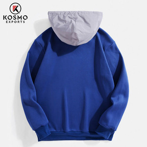 เสื้อสเวตเชิ้ตแขนยาวมีกระเป๋าจิงโจ้ลำลองสำหรับผู้ชายมีฮู้ดแบบสวมหัวโอเวอร์ไซส์สำหรับฤดูใบไม้ผลิ - Product Image 3