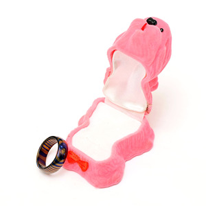 แหวนของขวัญแต่งงานทำจากเหล็ก timascus ทำด้วยมือบรรจุอย่างสวยงามในกล่องของขวัญสำหรับของขวัญส่วนตัวหรือของขวัญครบรอบ - Product Image 1