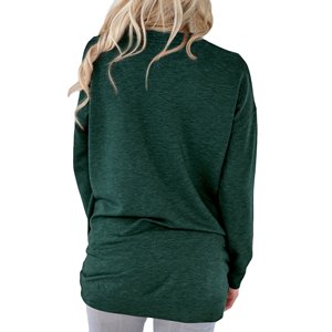 Venta al por mayor de Jersey de mujer de color personalizado con diseño impreso, sudadera con bordado, diseño personalizado, pedido a granel aceptado - Product Image 2