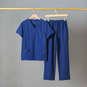 Style à la mode extensible tissu doux médecin infirmière gommages hôpital uniforme ensembles Joggers gommages avec logo personnalisé - Product Image 3