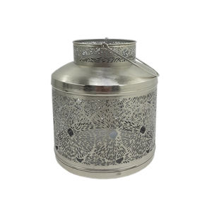 Linterna de Metal de forma redonda Color dorado para el hogar y la iluminación de Navidad Decoración Linterna colgante hecha a mano - Product Image 2