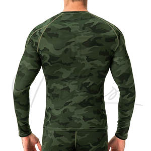 Camiseta de Compresión Personalizada para Hombre, Secado Rápido, Spandex/Poliéster, Manga Larga, Ropa Deportiva para Gimnasio y Fitness - Product Image 2