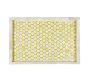 Elegante Bandeja de Servir con Incrustaciones de Hueso, Artesanía Árabe, Tamaño y Color Personalizables, Modelo 2025, Hecha a Mano, Estilo Minimalista, Lista para Diwali - Product Image 4