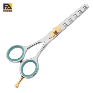 Professional Hair Thinning <b>Scissors</b> Beauty Shears Double Finger Rest Stainless Steel Made in Pakistan - Product Image 2