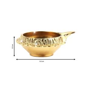 Meilleure vente de kuber diya top en laiton lampe diya décorative indienne pour temple et fournisseur de décoration diwali d'Inde - Product Image 6