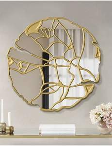 Decorative Wall <b>Mirror</b> with Refined Design Ideal <b>for</b> Living Room <b>Bedroom</b> or Entryway - Product Image 1